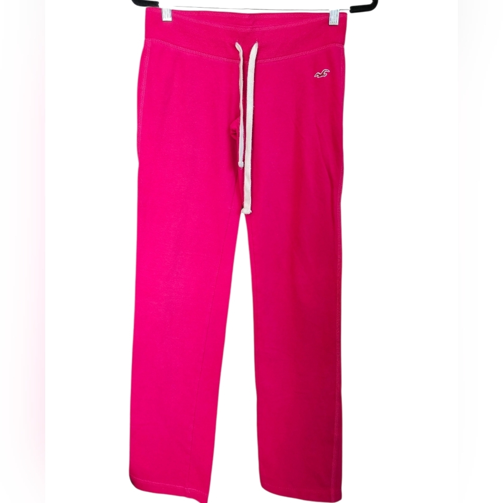 Y2K Hollister Super Low Wais Hollister Women's Hot Pink Track Pants